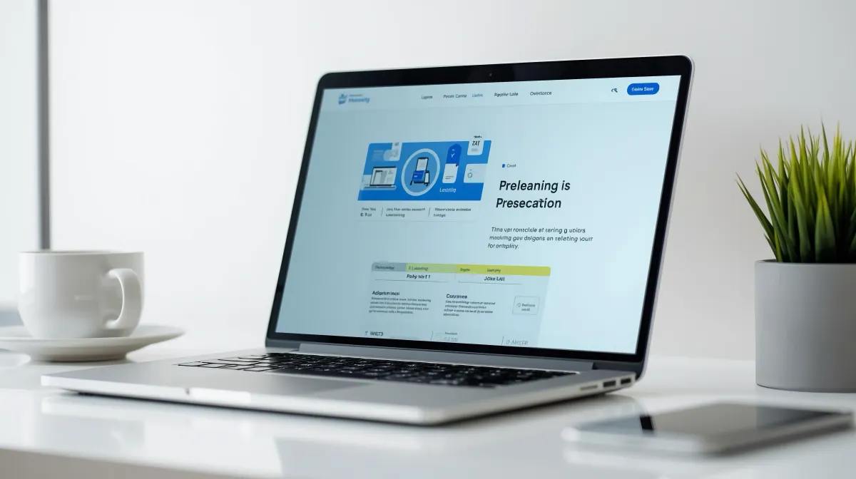 student using multiple online educational platforms on laptop